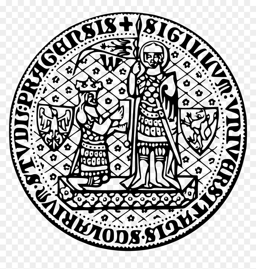Transparent Mayan Clipart - Charles University Prague Logo, HD Png Download - aztec calendar png