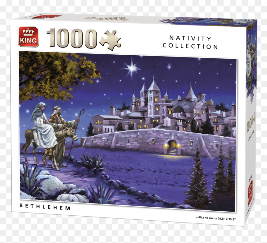 King Puzzle 1000, HD Png Download - star of bethlehem png