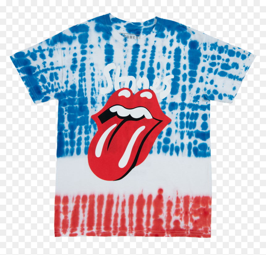 Rolling Stones Tie Dye Shirt, HD Png Download - rolling stones png