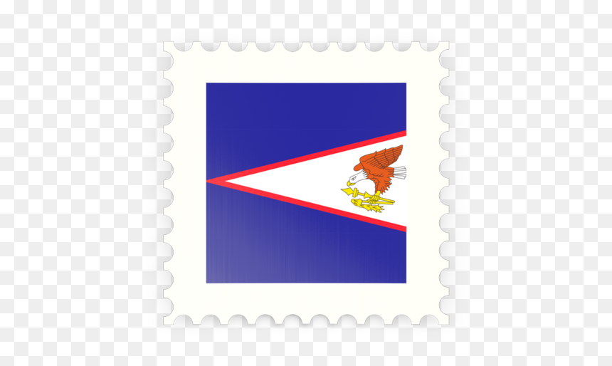 Postage Stamp Icon - American Samoa Flag, HD Png Download - mail stamp png