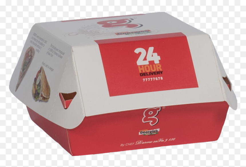 Take Away Boxes For Burgers, HD Png Download - pizza box png