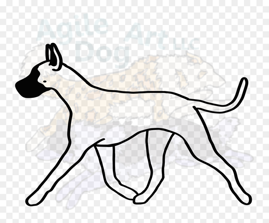 Dog Clipart , Png Download - Portable Network Graphics, Transparent Png - great dane png