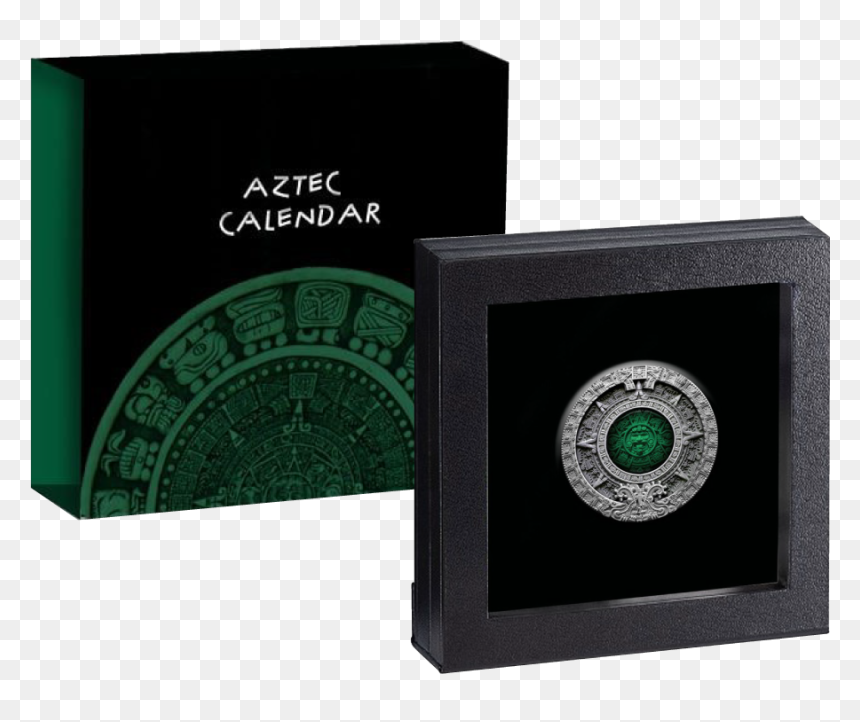 Silver Numis Aztec Calendar 2019 2 Oz - Aztec Calendar, HD Png Download - aztec calendar png