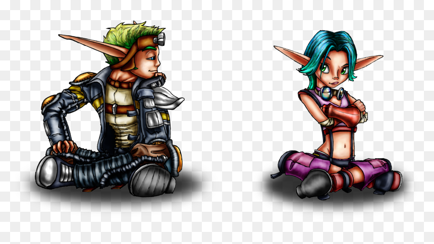 Transparent Daxter Png - Jak And Daxter The Lost Frontier Keira, Png Download - jak and daxter png