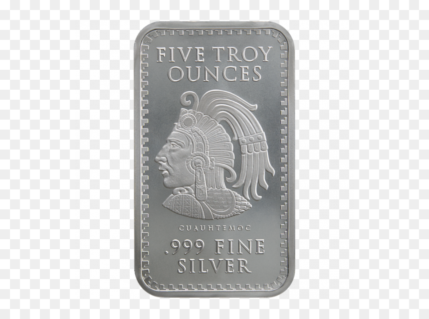 5 Oz Aztec Calendar Silver Bar, HD Png Download - aztec calendar png