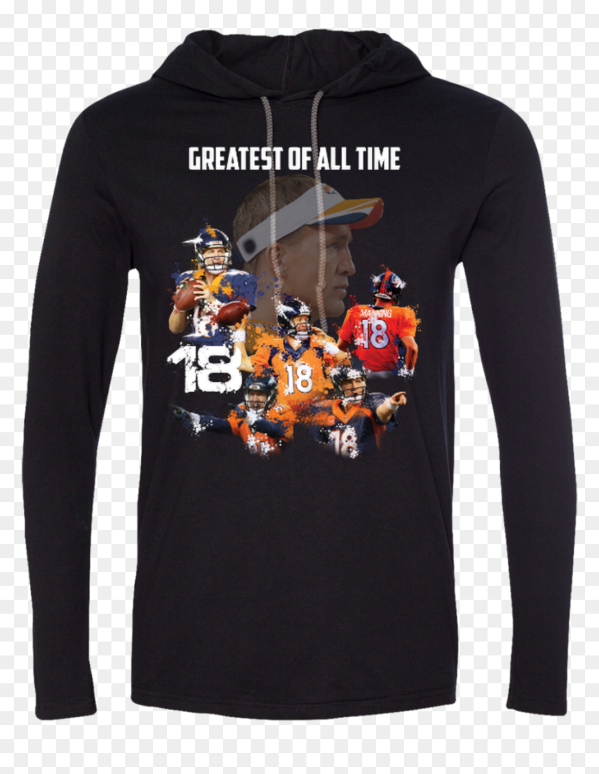 96c29 224cb Peyton Manning Goat Ls T-shirt Hoodie Pick - Hoodie, HD Png Download - peyton manning png