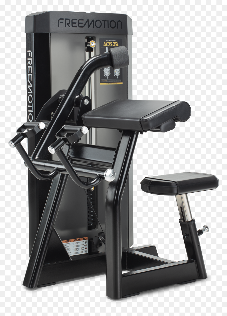 Freemotion Es810 Epic Selectorized Bicep - Freemotion Arm Curl, HD Png Download - bicep png