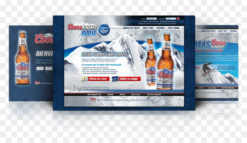 Lustració Projecte Coors Light - Flyer, HD Png Download - coors light png