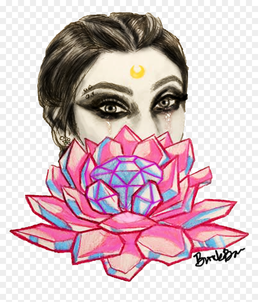 Tears Of Anime Princess - Floral Design, HD Png Download - silver princess crown png