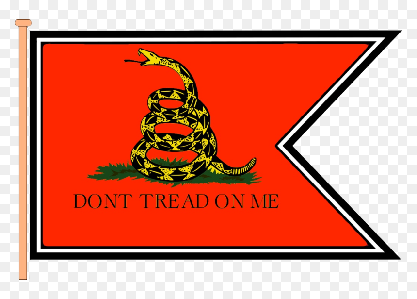 Ocdon"t Tread On Me Colour - Dont Tread On Me Flag, HD Png Download - don't tread on me png