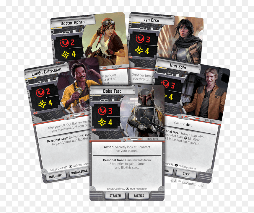 Transparent Jango Fett Png - Star Wars Outer Rim Ffg, Png Download - jango fett png