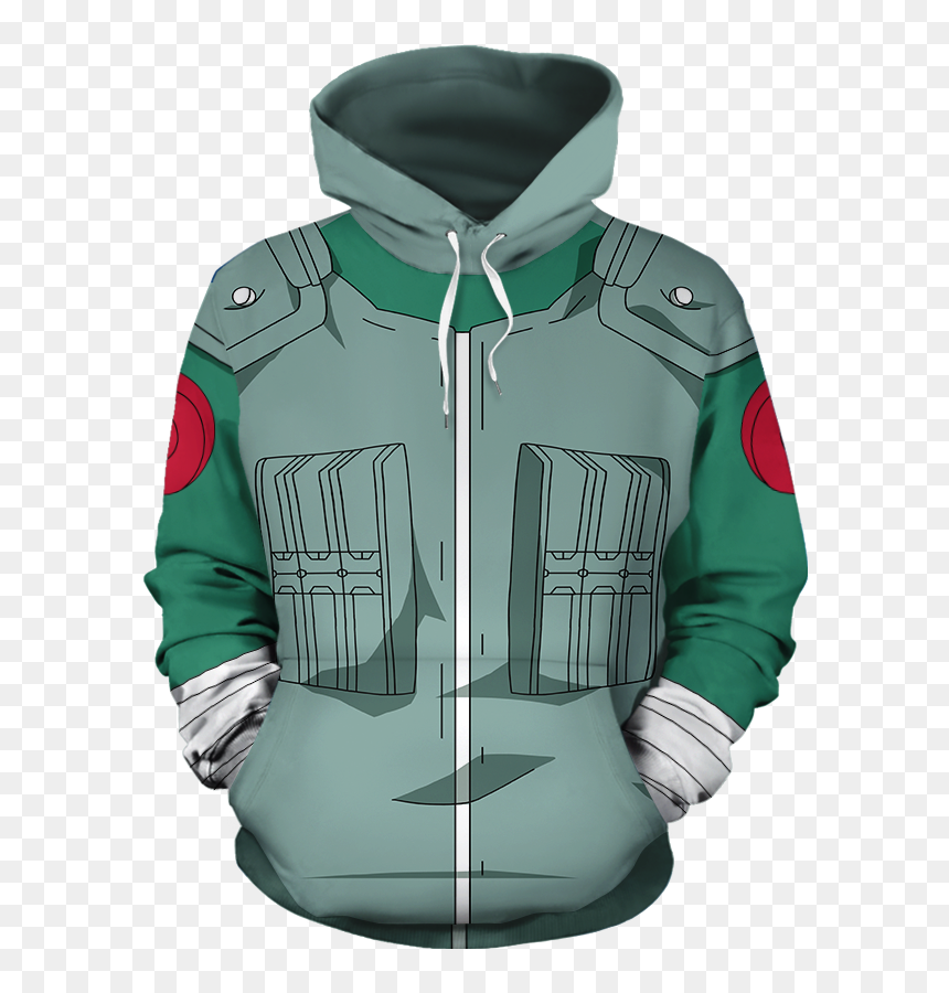 Naruto Rock Lee Uniex Hoodie - Hoodie, HD Png Download - rock lee png