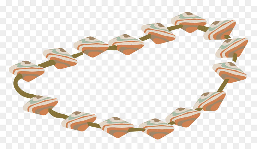 Artifact Necklace Rhyolite Clip Arts - Portable Network Graphics, HD Png Download - pearl necklace clipart png