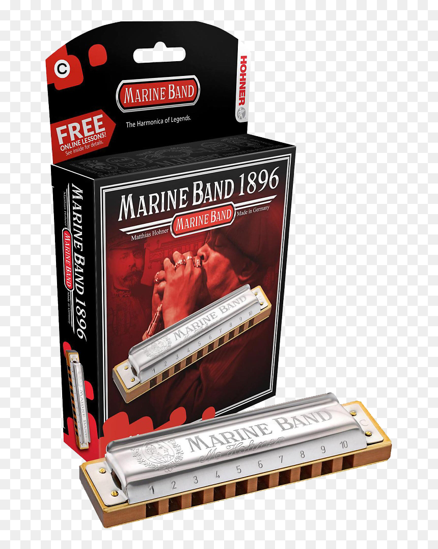 Hohner Marine Band Harmonica Key Of C - Marine Band Hohner, HD Png Download - harmonica png