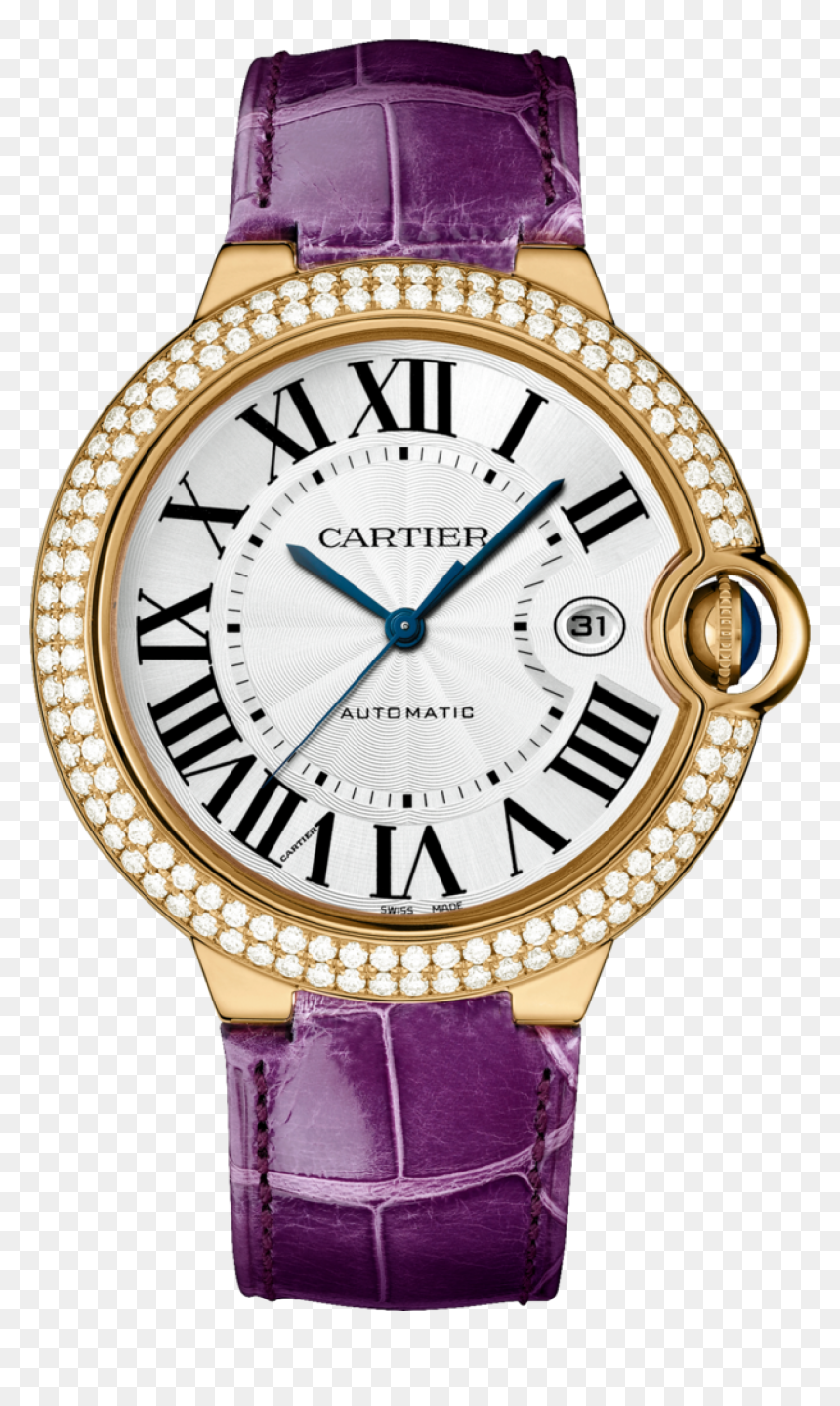 Cartier Ballon Bleu De Cartier We900851 Pink Gold Watch - Cartier Ballon Bleu, HD Png Download - gold pile png