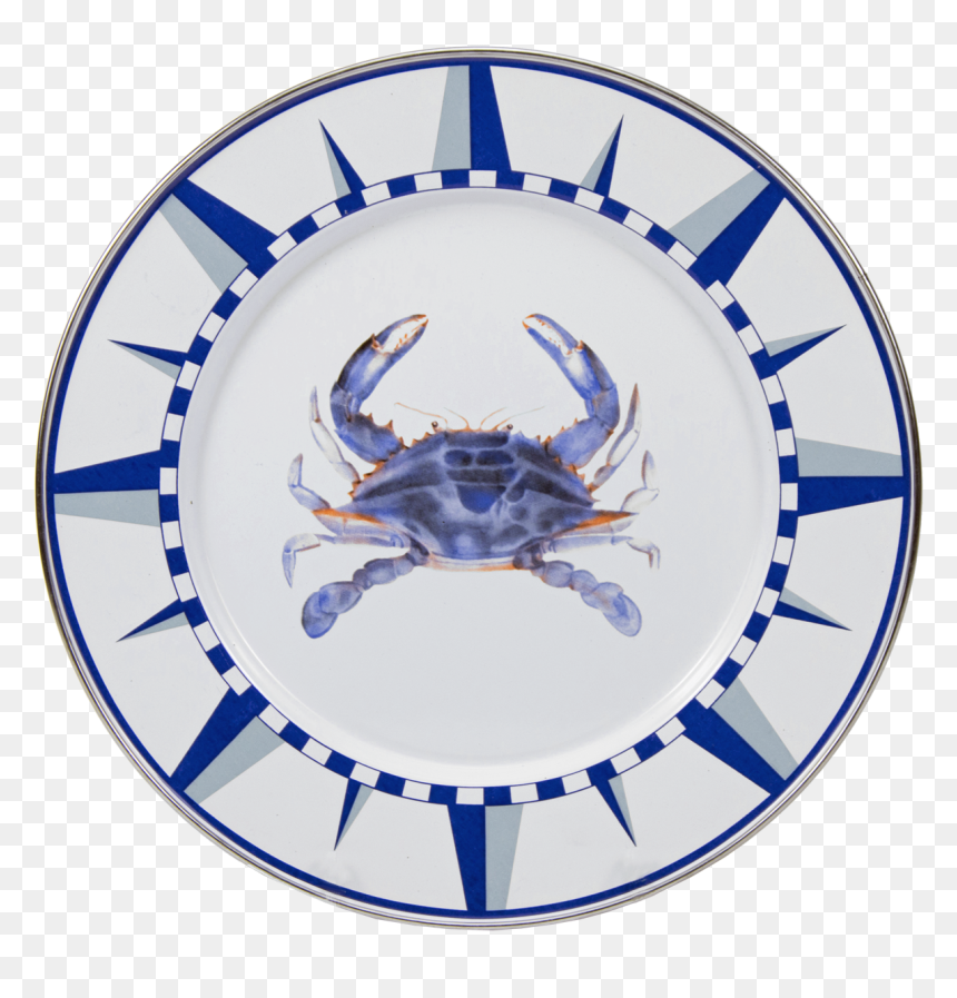 Se07 Blue Crab Dinner Plate - Plate, HD Png Download - blue crab png