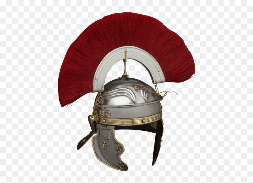 Late Roman Ridge Helmet Galea Centurion Imperial Helmet - Centurion Helmet, HD Png Download - roman helmet png
