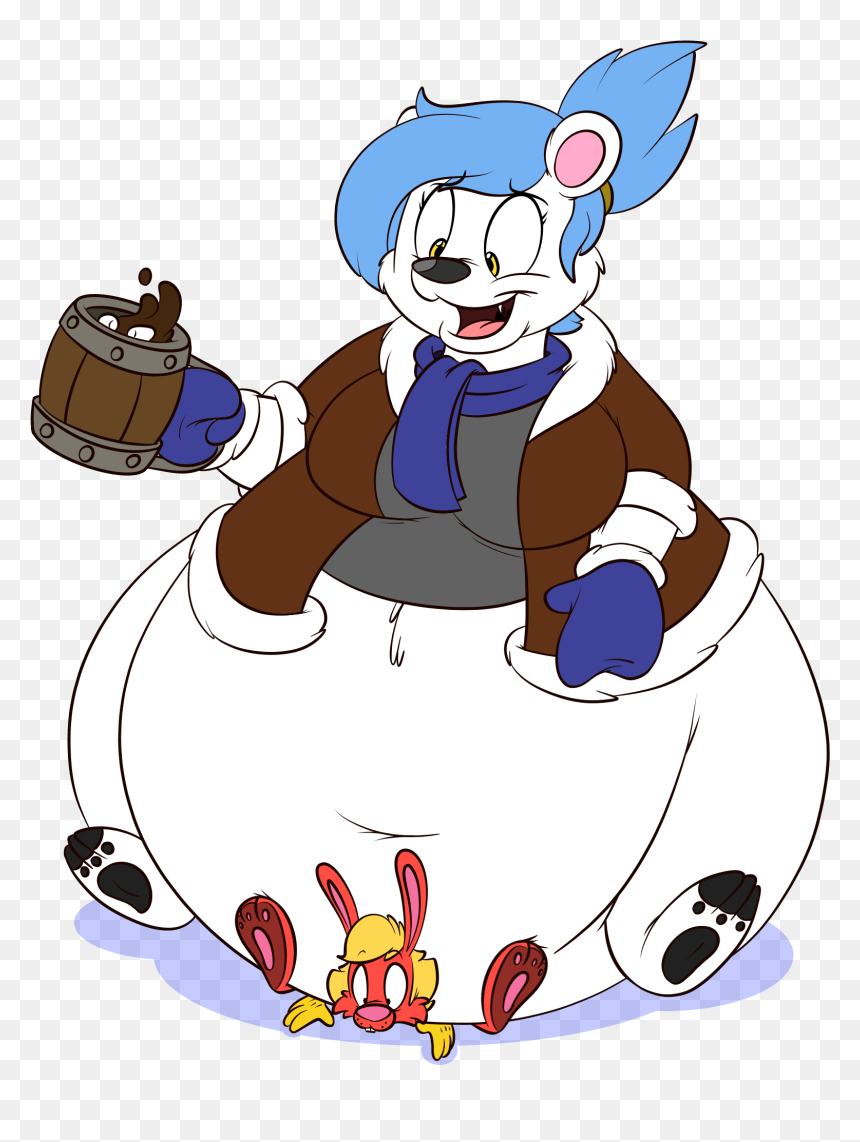 Transparent Polar Bear Clip Art - Polar Bear Cubon Butt, HD Png Download - cartoon butt png