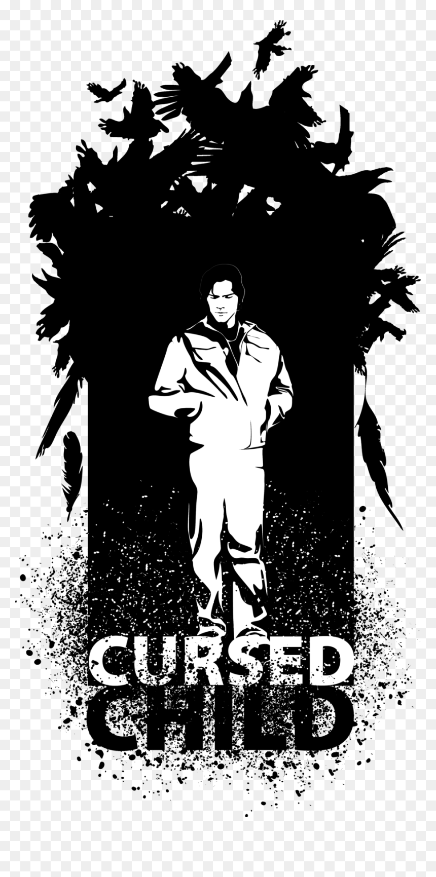 Sam Winchester Fond D"écran Probably Containing A Sign - Sam Supernatural Clipart Black White, HD Png Download - sam winchester png