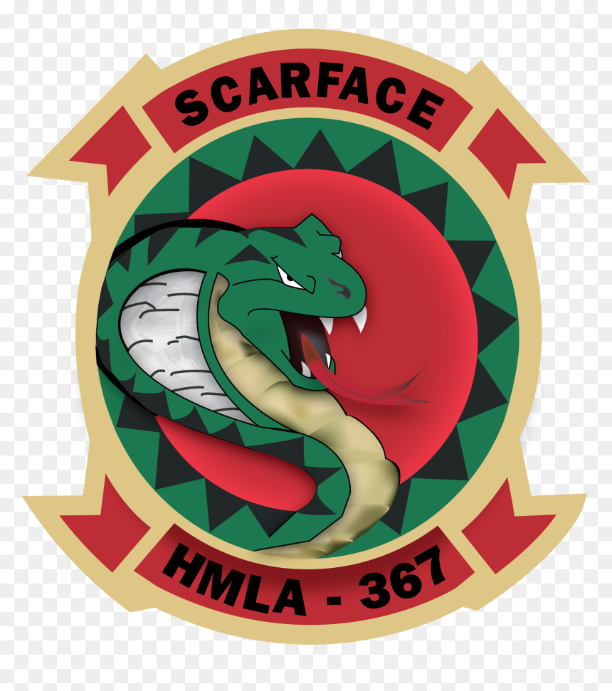 Hmla 367 Insignia - Hmla 367, HD Png Download - attack helicopter png