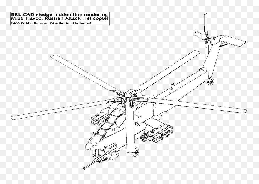 Havoc Rtedge - Helicopter Rotor, HD Png Download - attack helicopter png