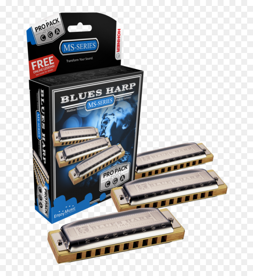 Hohner Blues Harp Pro Pack, HD Png Download - harmonica png