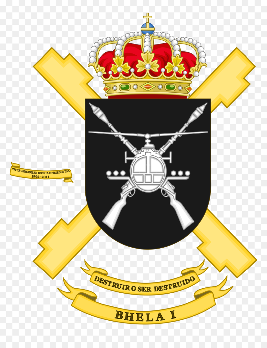 Spanish Battalion Espana Coats Of Arms, HD Png Download - attack helicopter png