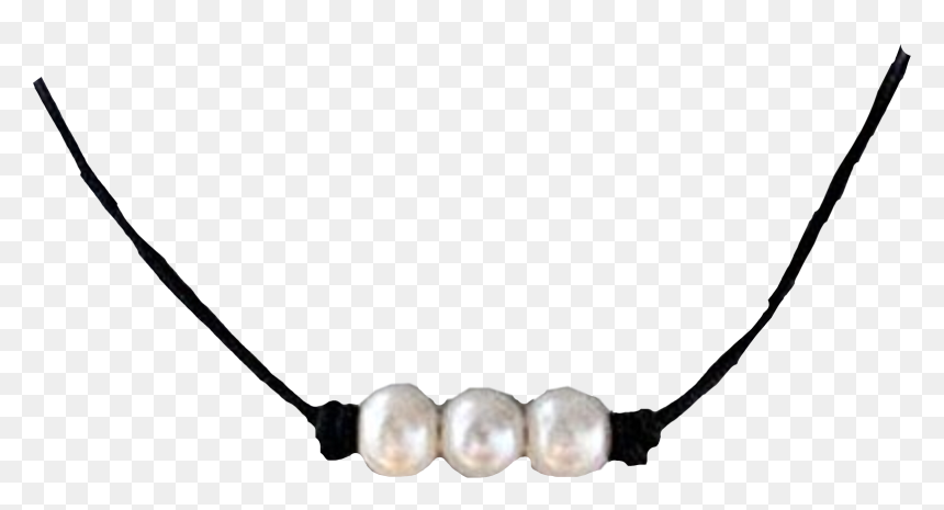 #vsco #pearlchoker #pearlnecklace #beach #california - Pearl, HD Png Download - pearl necklace clipart png