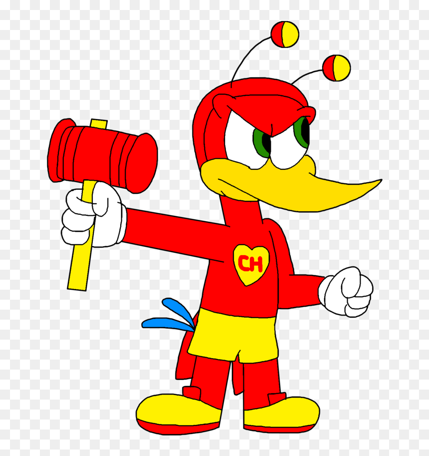 Woody Woodpecker As El Chapulin Colorado By - Dibujo De El Chapulin Colorado, HD Png Download - woody woodpecker png