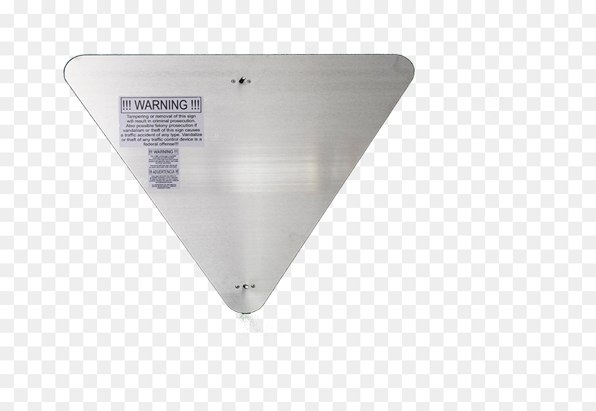 Flashing Yield Sign - Triangle, HD Png Download - yield sign png