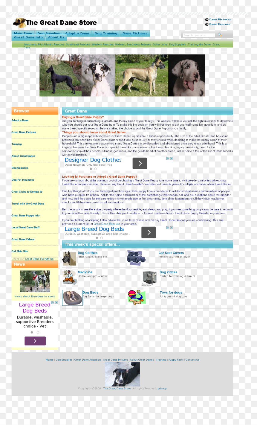 The Great Dane Store Competitors, Revenue And Employees - Great Dane, HD Png Download - great dane png