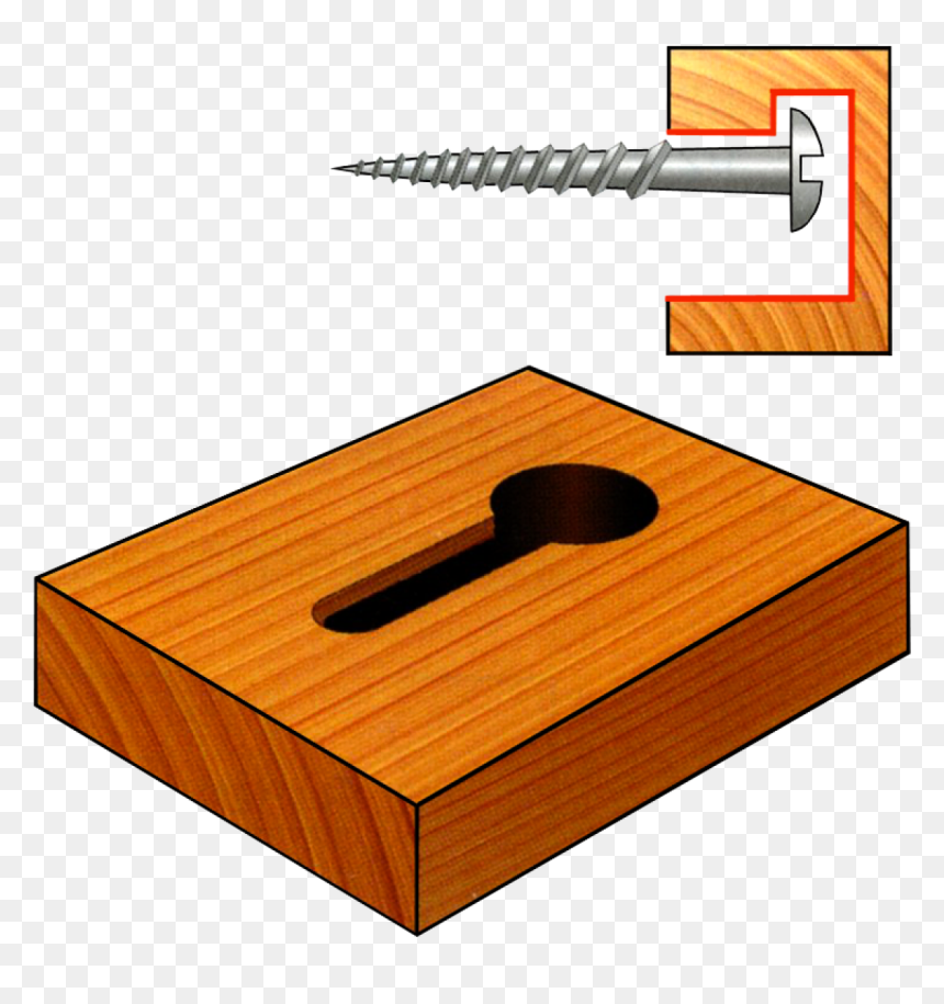 70-104 Key Hole Bit Clipart , Png Download - Plywood, Transparent Png - key hole png