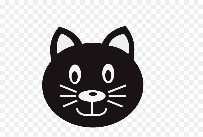 Cat Royalty-free Clip Art - Naris De Gato Fondo Negro, HD Png Download - cat nose png