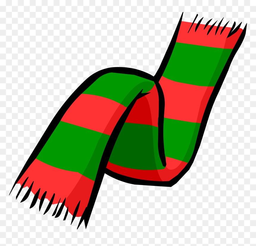 Thumb Image - Yellow Scarf Clip Art, HD Png Download - christmas scarf png