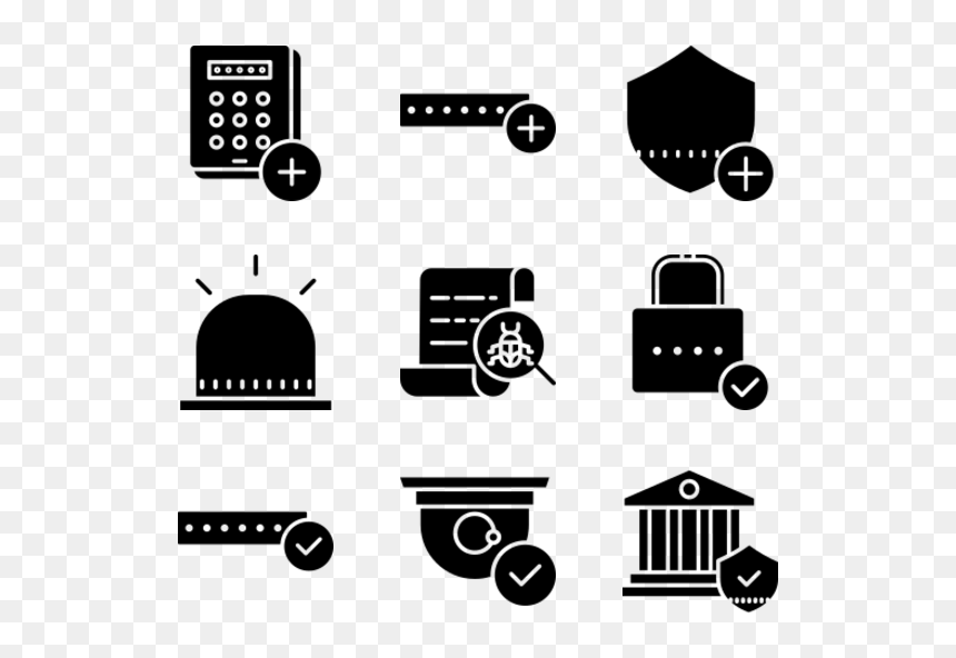 Thumb Image - Workplace Icons, HD Png Download - black shield png