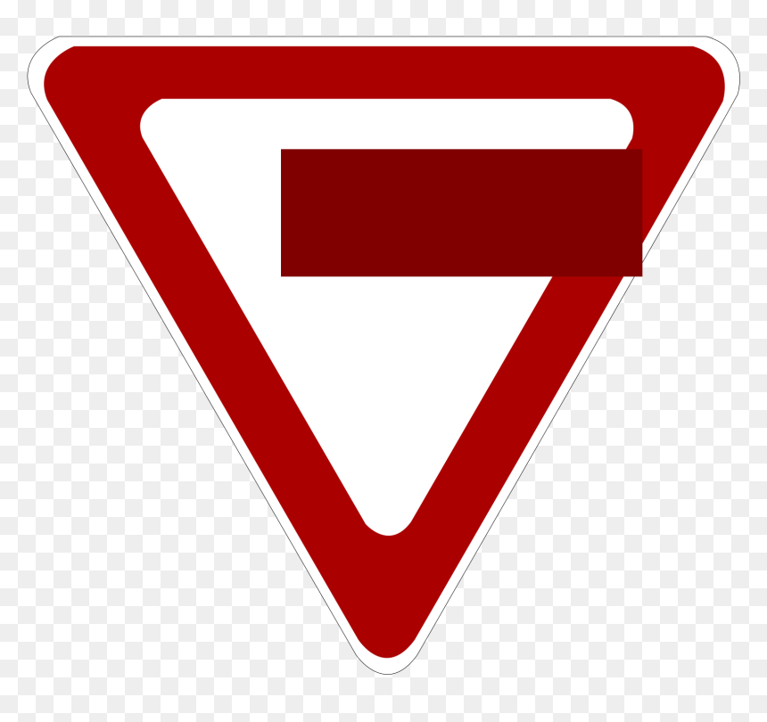 Sign, HD Png Download - yield sign png