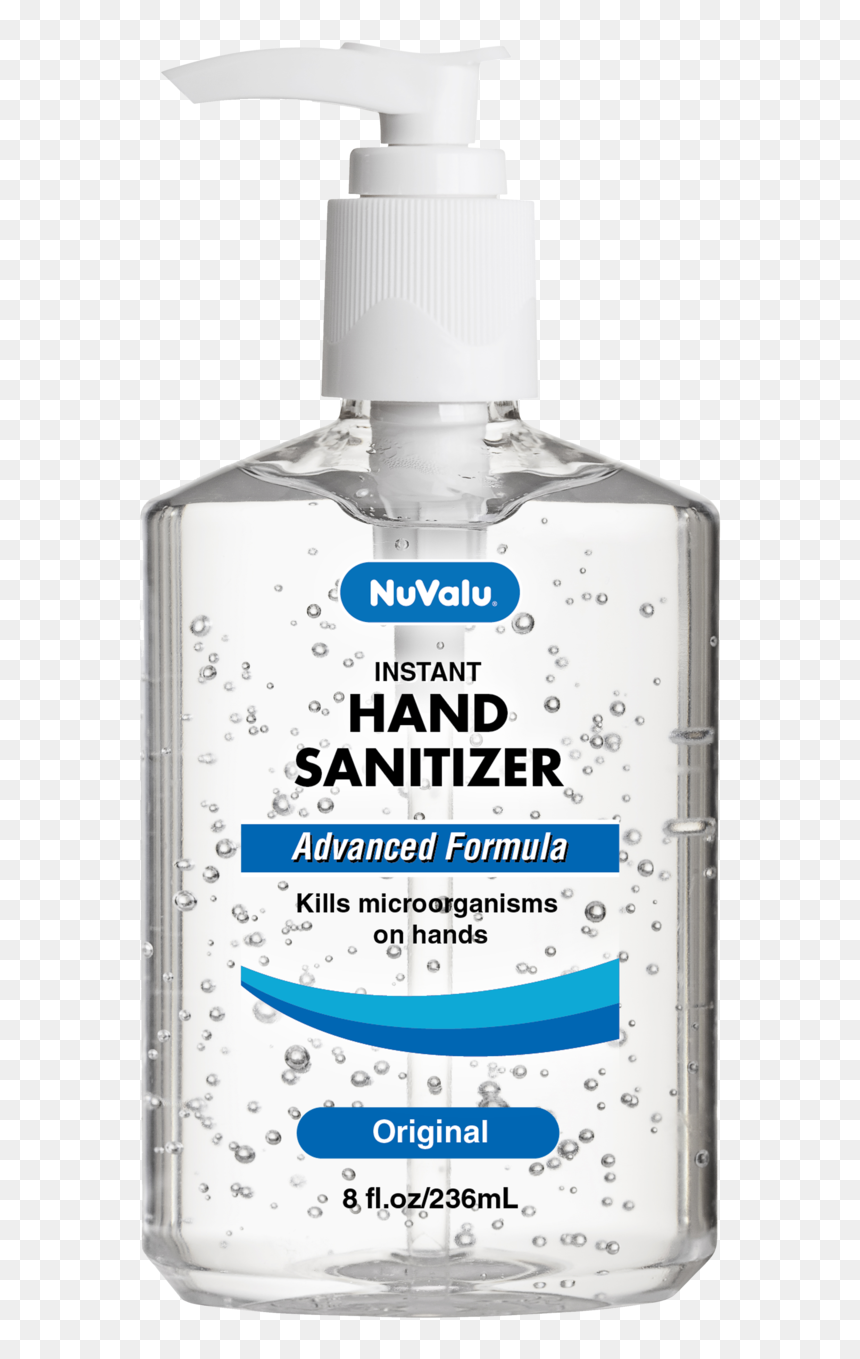 Hand Sanitizer Clear Bottle, HD Png Download - hand sanitizer png