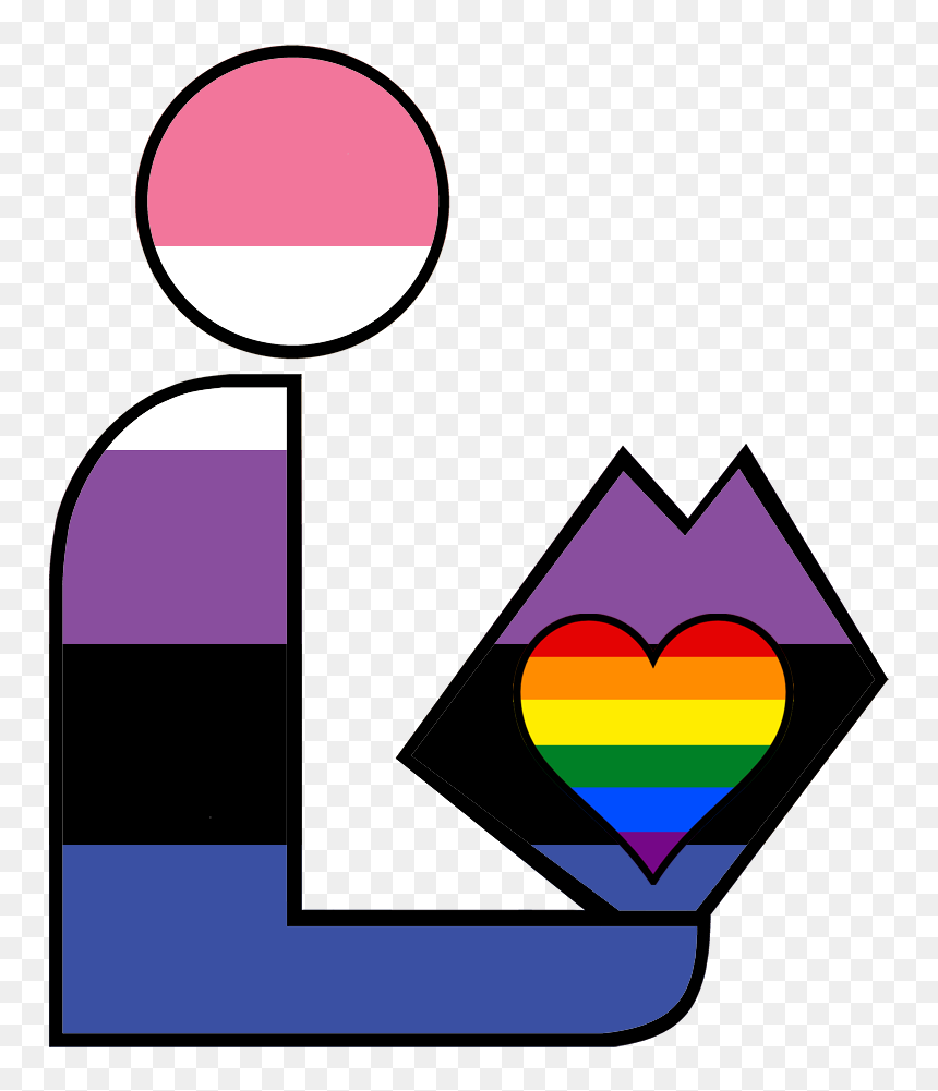 Genderfluid Gay Pride Library Logo - Pansexual X Gender Fluid Flag, HD Png Download - gay pride png