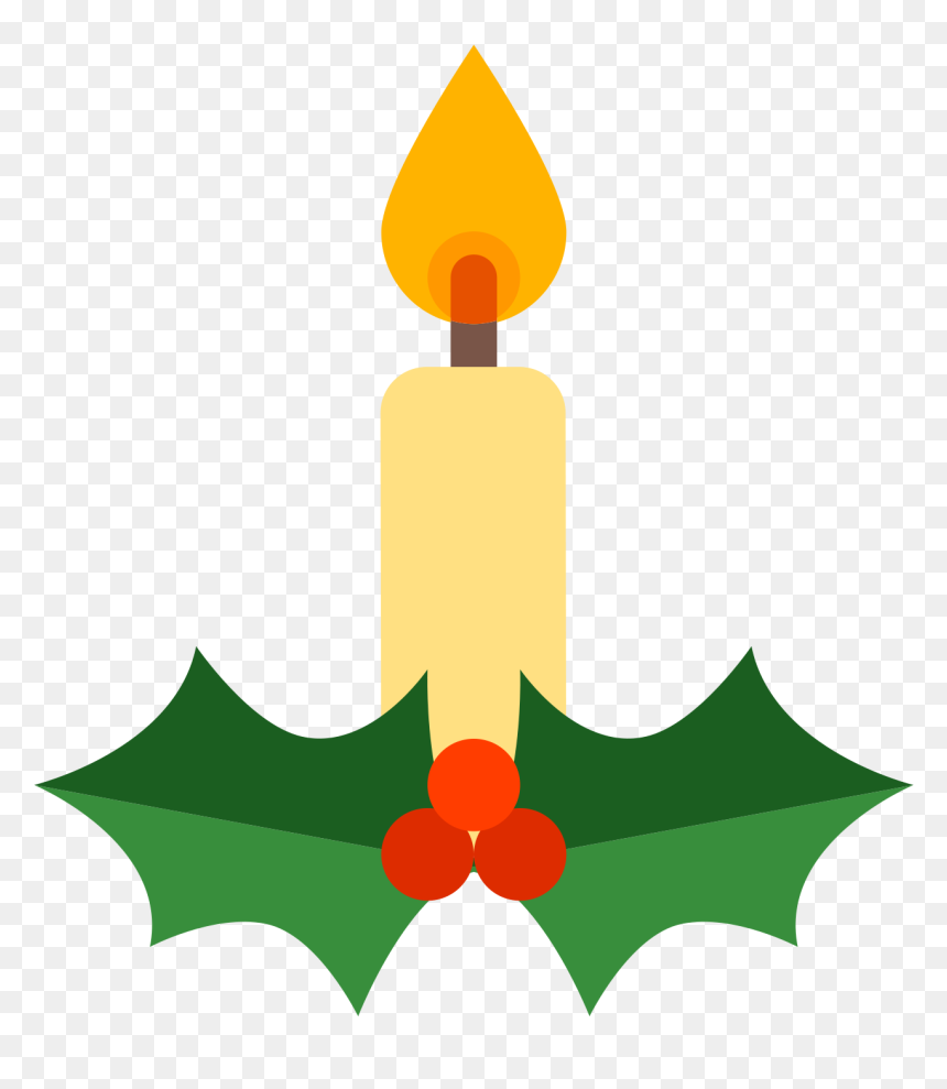 Christmas Candle Png Download - Christmas Symbol Candle, Transparent Png - christmas candle png