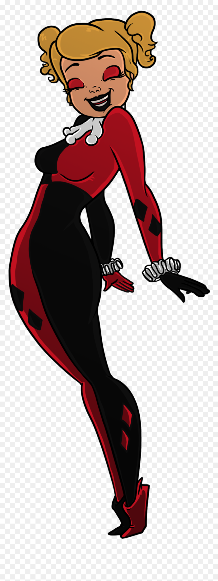 Harley Quinn - Cartoon - Harley Quinn Cartoon Transparent, HD Png Download - harley quinn diamonds png