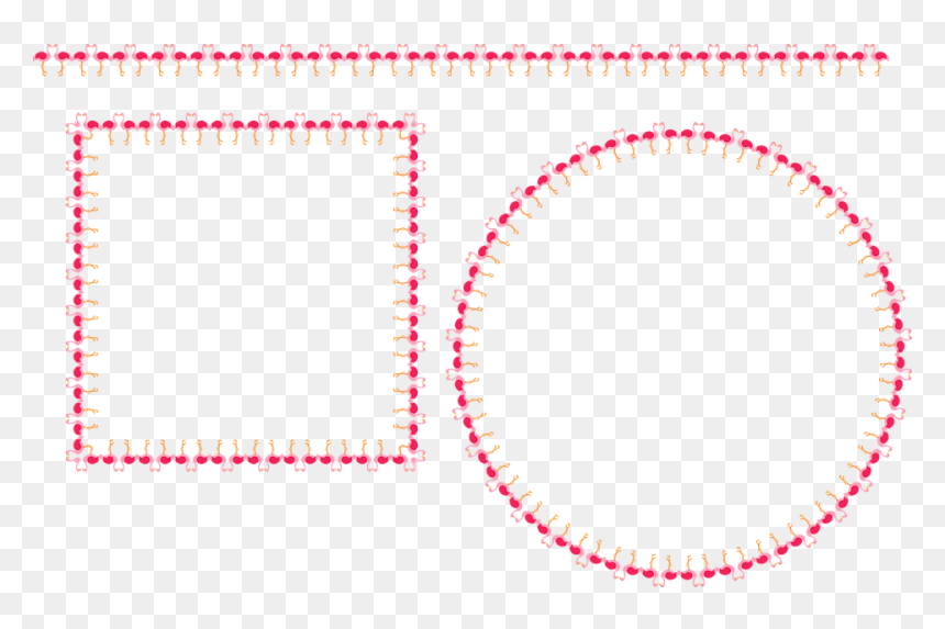 Wholesale Gold Beaded Charger Plates, HD Png Download - easter border png