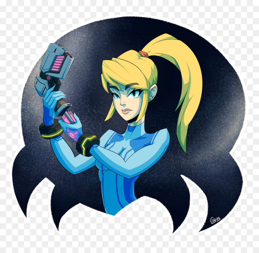 Samus Aran - Cartoon, HD Png Download - samus aran png