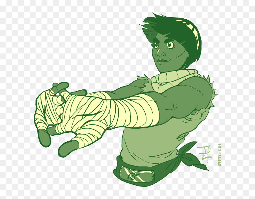 “rock Lee Summer Confusion For Anon - Cartoon, HD Png Download - rock lee png