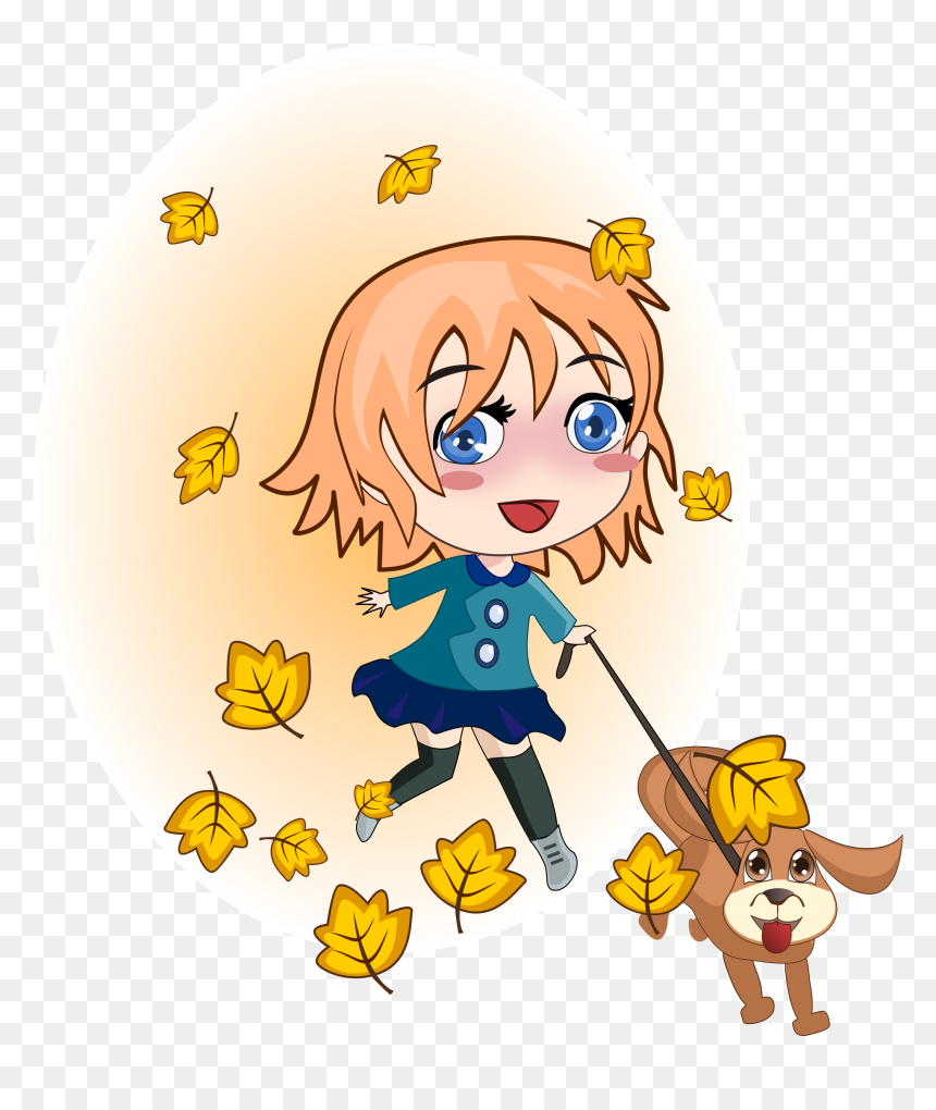Child And Dog Clipart Graphic Library Clipart - Clipart Of Girl With Dog, HD Png Download - children running png