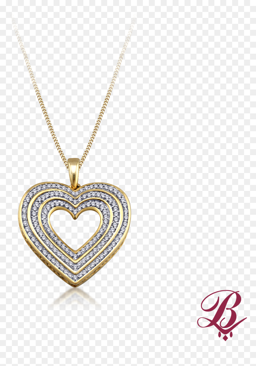Locket, HD Png Download - diamond heart png