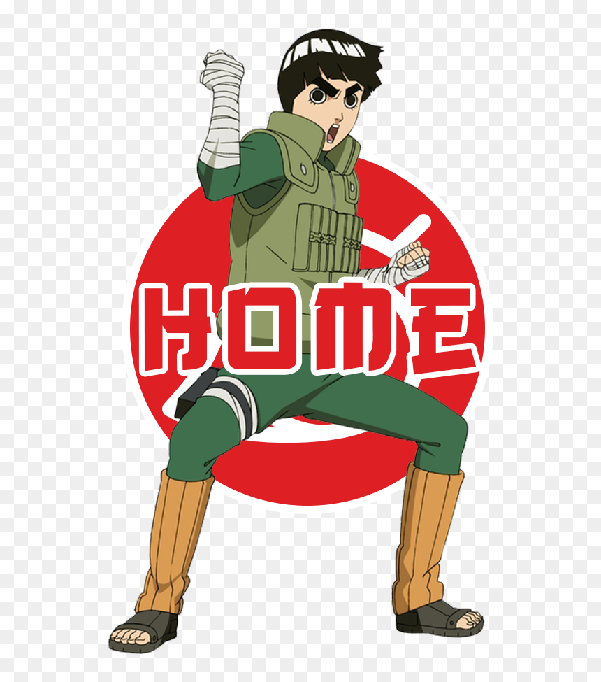 Chara Design Rock Lee , Png Download - Rock Lee Png, Transparent Png - rock lee png