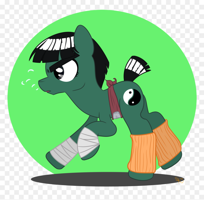 Silver-fox17, Naruto, Ponified, Rock Lee, Safe, Solo - Naruto Pony, HD Png Download - rock lee png