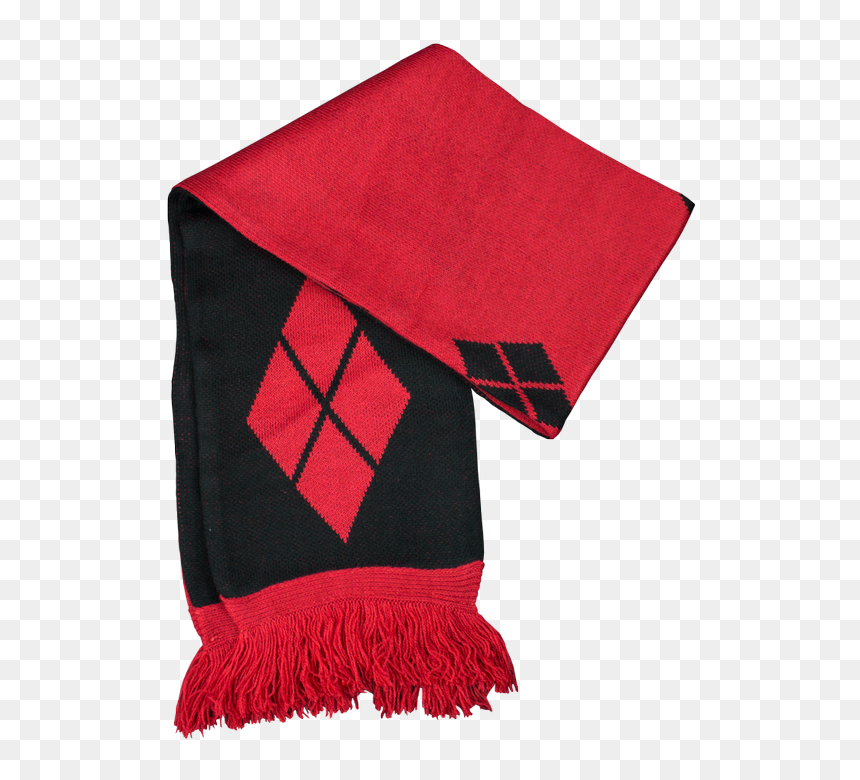 Scarf Batman Popcultcha Diamond - Scarf, HD Png Download - harley quinn diamonds png
