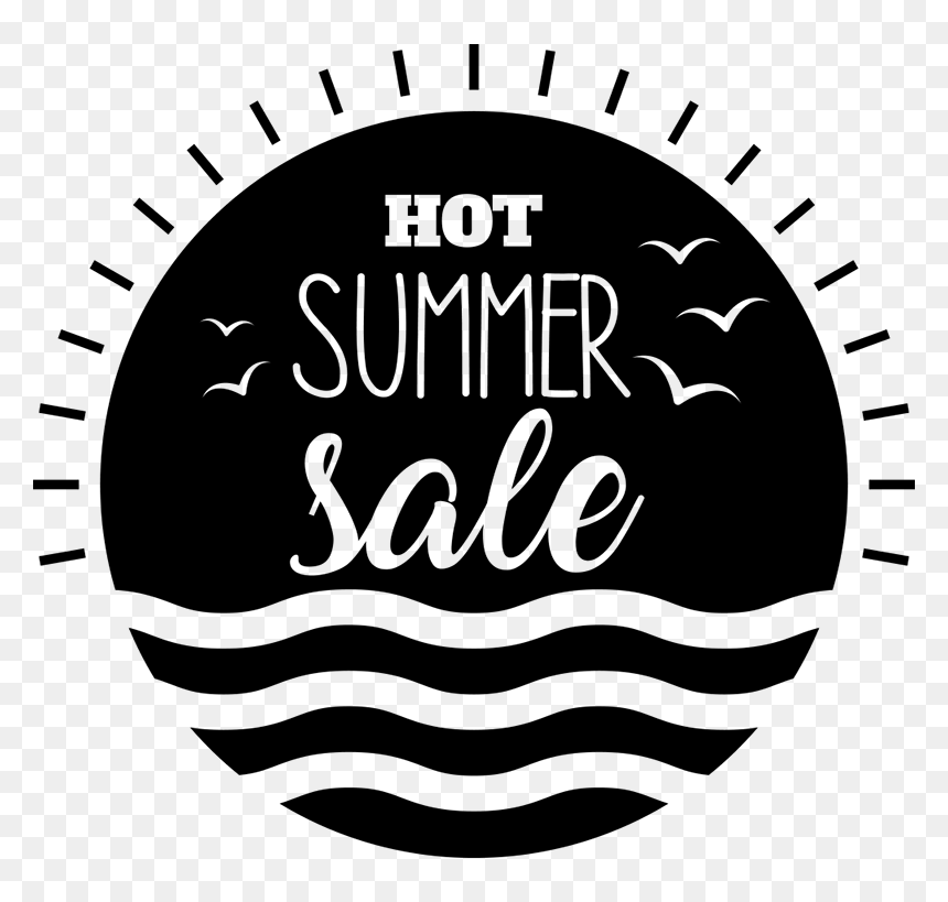 Hot Summer Sale Sticker - Illustration, HD Png Download - sale sticker png