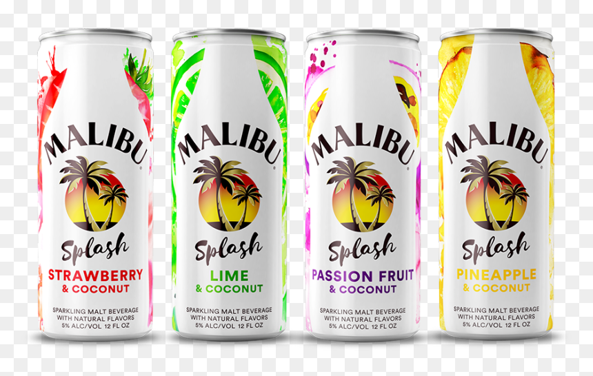 Malibu Splash, HD Png Download - beer splash png